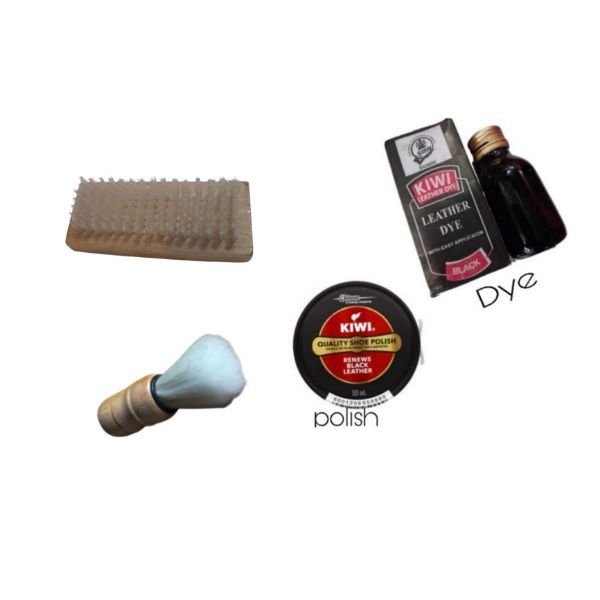 50ml Black Polish + Dye + Applicator & Shiner