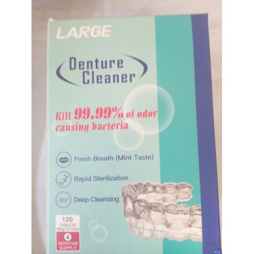 120pcs Retainer And Denture Cleaning Effervescent Tablets