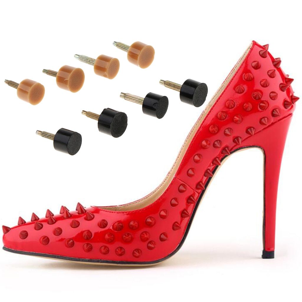 20PCS High Heel Replacement Tips Women's High Heel Protectors Cap Pin Dowel