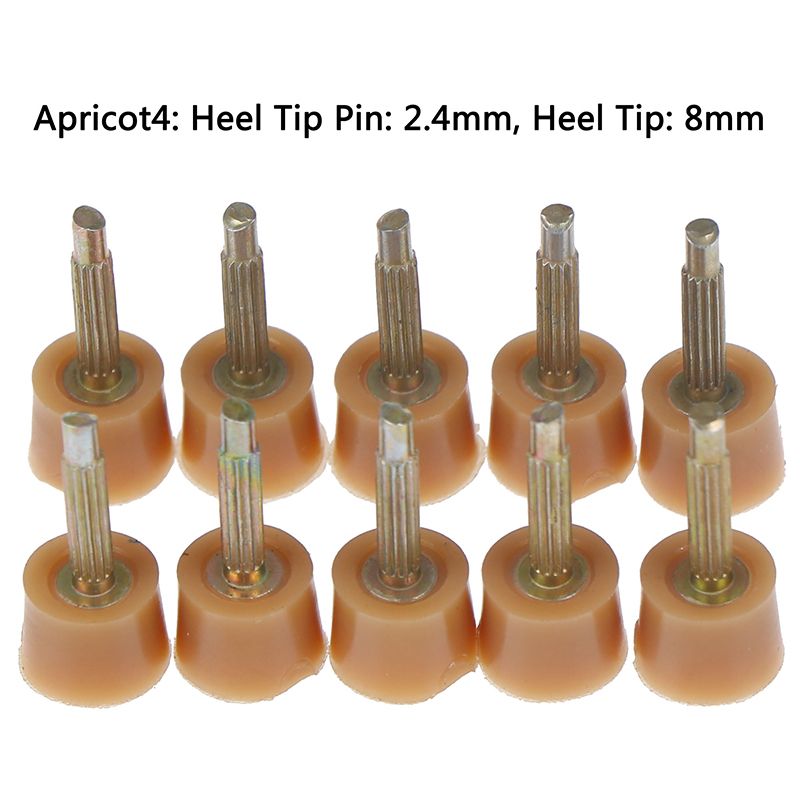 5Pairs Heel Repair Tips Pins Shoes Repair Heel Stoppers Protect Dowel Lifts