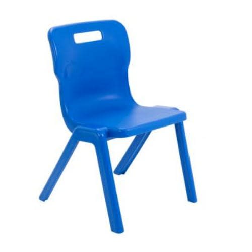 Kid's Strong Plastic Chair - Blue