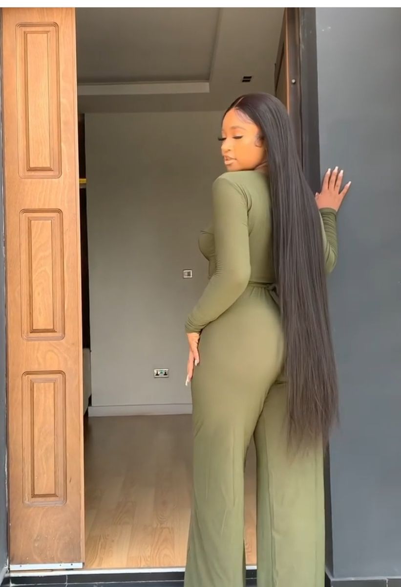 Bush Green Unique Fitted Jumpsuit
