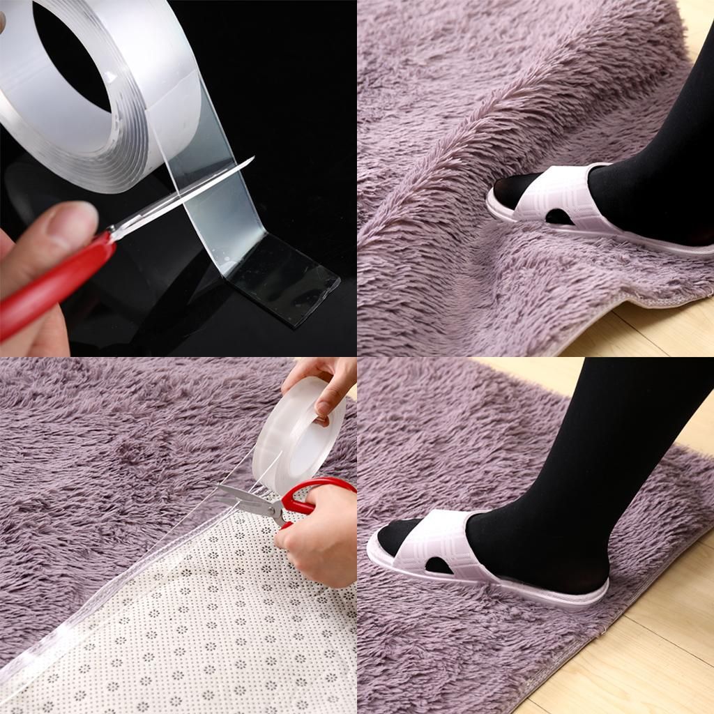 Nano Tape, Double Sided Mounting Carpet Tape, Traceless Washable