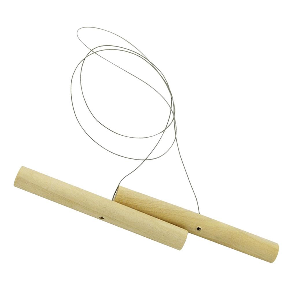 Wooden Handle Steel Wire Clay Cutter Instruments Pottery Cutting Tools