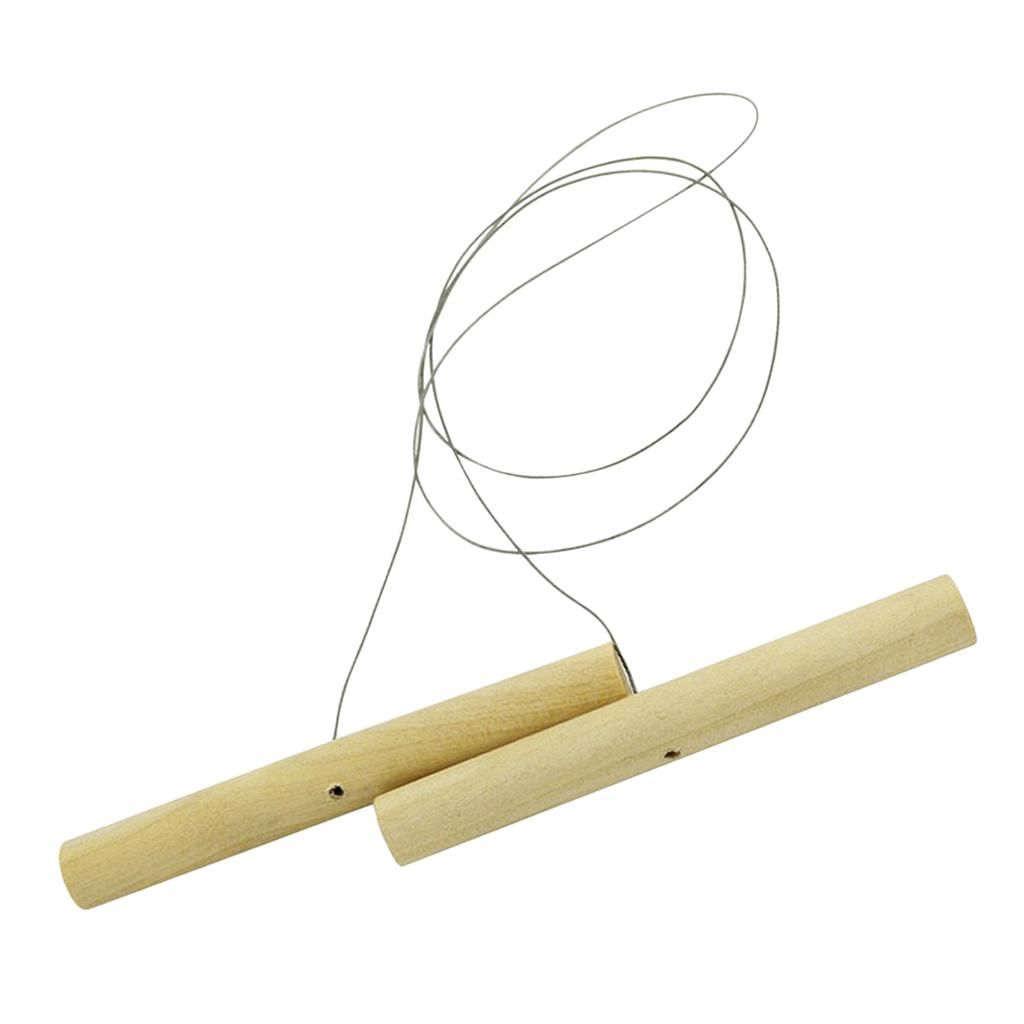 Wooden Handle Steel Wire Clay Cutter Instruments Pottery Cutting Tools