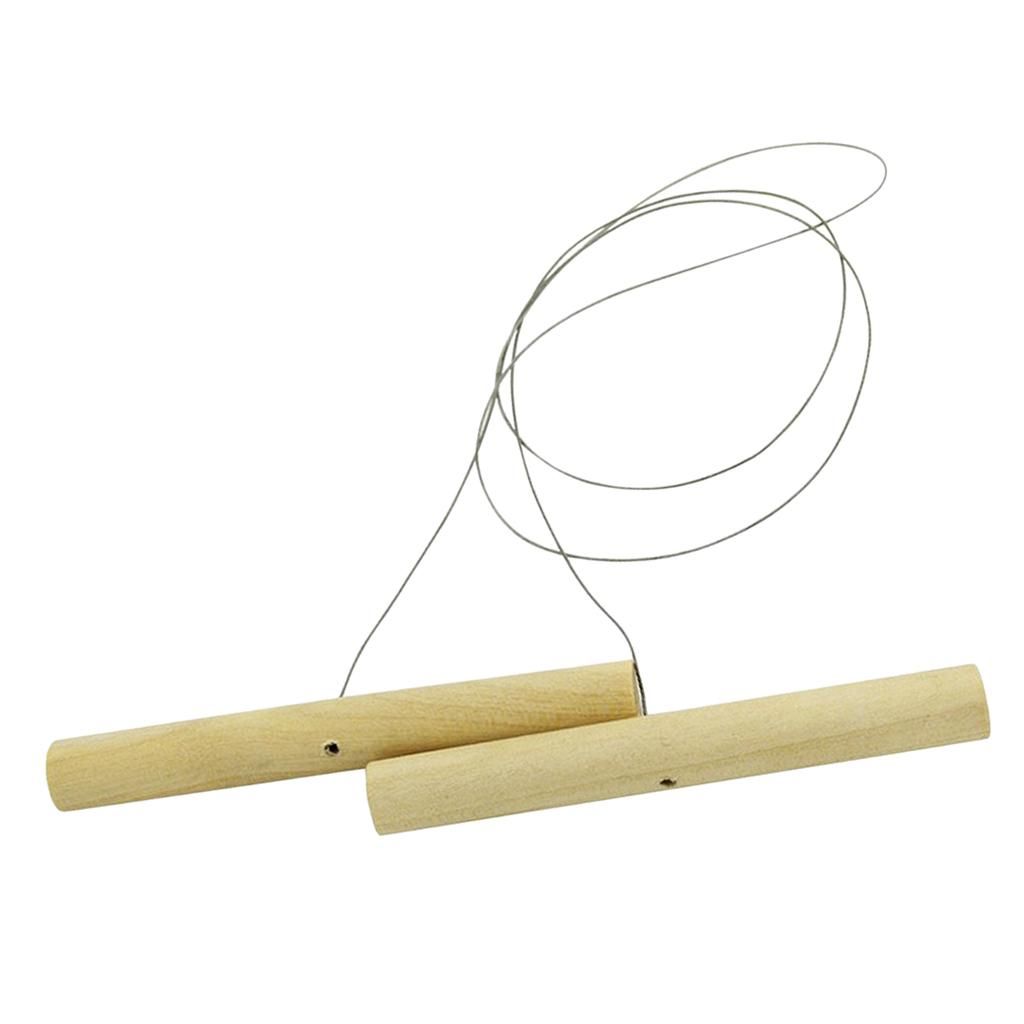 Wooden Handle Steel Wire Clay Cutter Instruments Pottery Cutting Tools