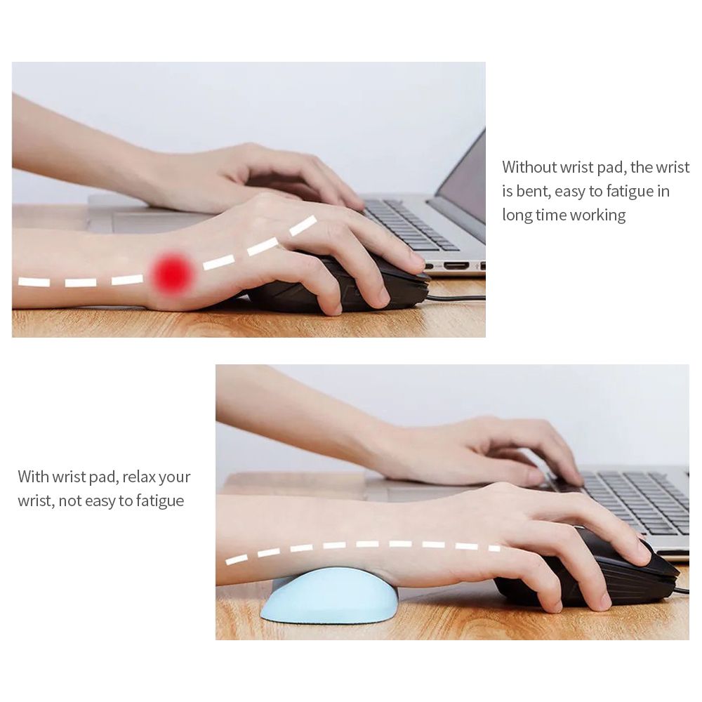 Soft Silicone Mouse Wrist Pad Mice Wrist Rest Ergonomic