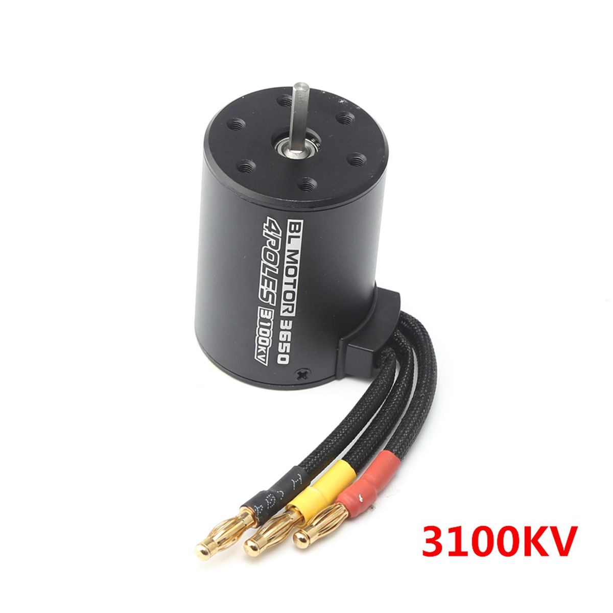 3650 Brushless Motor 3100KV with 60A Brushless ESC HeatSink for 1/8 1/10 RC Car RC Boat Part