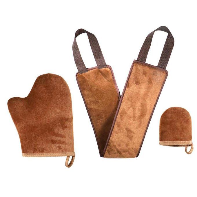 Self   Tanning   Body   Tan   Mitt   Applicator       Brown