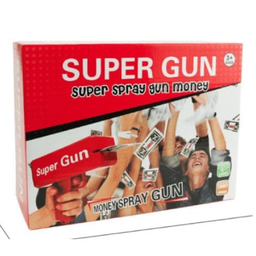Super Gun Cash Cannon Money Spraying Machine - Red