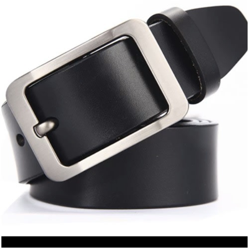 Men's Pure Leather Belt - Black