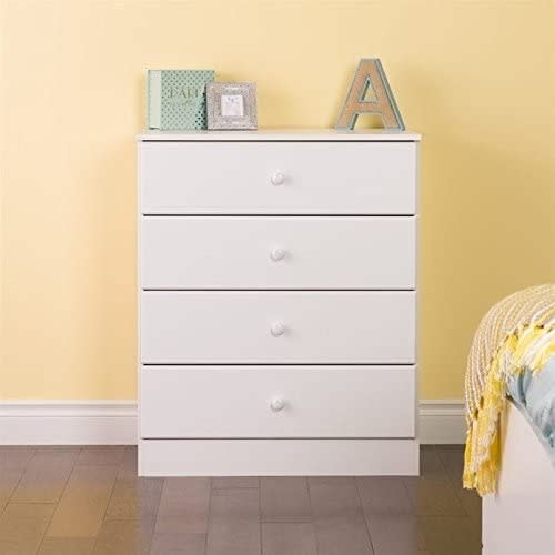 3-piece Set With Chest Lingerie Chest And Double Dresser - White