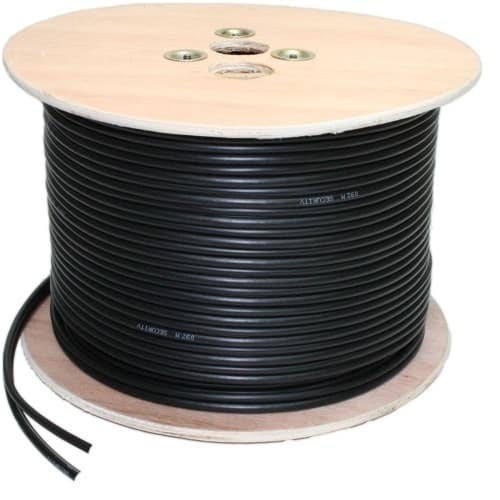 Pure Copper RG 59 Siamese CCTV Cable-POWER / SIGNAL 305 METRES