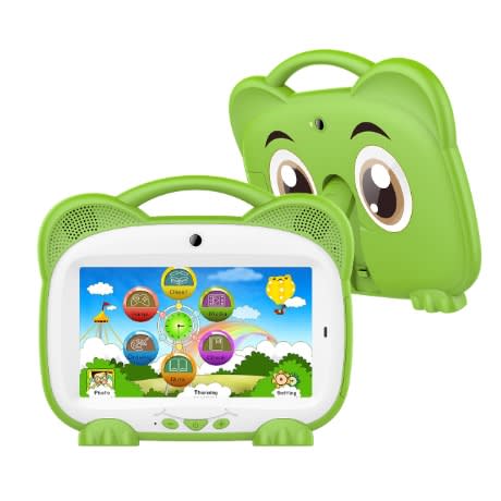 Modio M710 Kids Tablet - 7-INCH - 32GB ROM - 2GB RAM - 4G LTE - Zoom + Google Meet - Green
