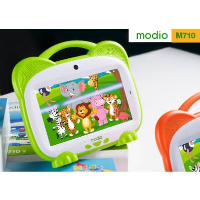 Modio M710 Kids Tablet - 7-INCH - 32GB ROM - 2GB RAM - 4G LTE - Zoom + Google Meet - Green