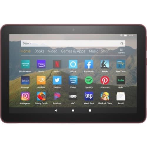 Fire HD 8 Tablet with Alexa - 8"HD Display - 32GB ROM - 2GB RAM - Plum