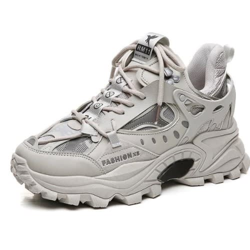 Chunky Hipster Sneakers - Grey