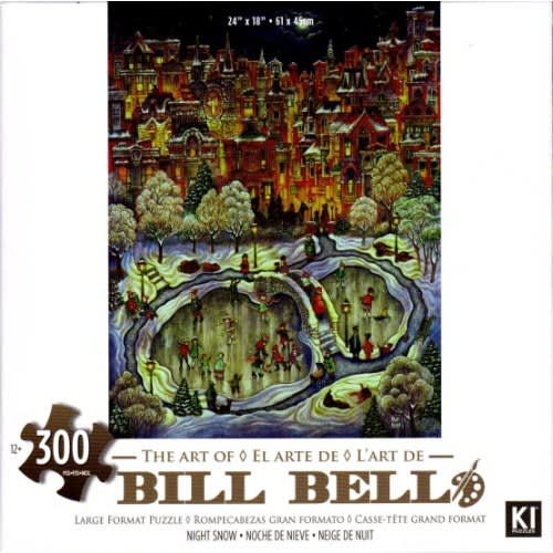 Bill Bell 300 Piece Puzzle – Night Snow