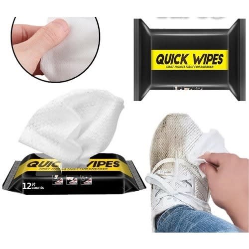 30pieces Disposable Shoe Shine Quick Wipes For Cleaning Shoe Stains And Dust