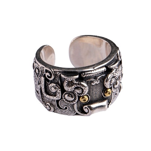 Men's Adjustable Zirconia Ring