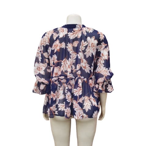 Plus Size Chiffon Blouse