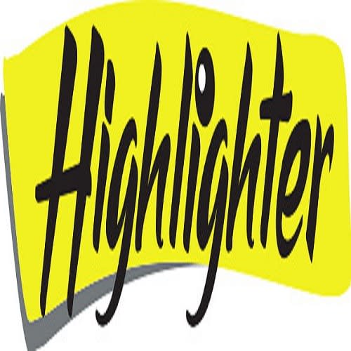 Flat Highlighter Ultra-Fluorescent X 4
