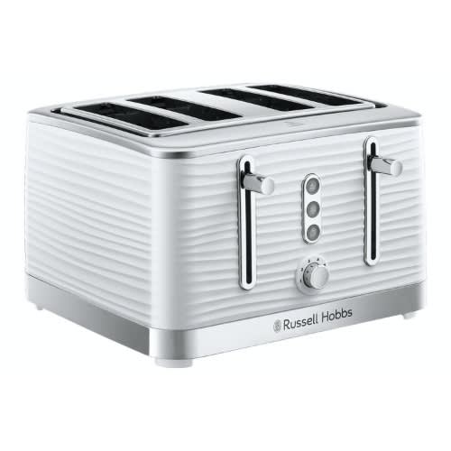 Inspire White 4 Slice Toaster
