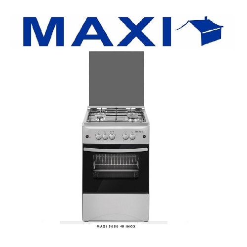 Gas Cooker With Oven - 50×50 - 4B Inox