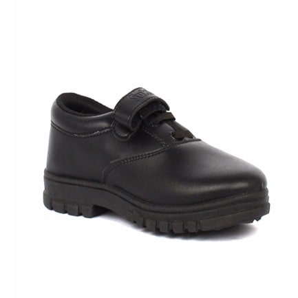 Boys Sukna Single Strap School Shoe - Black