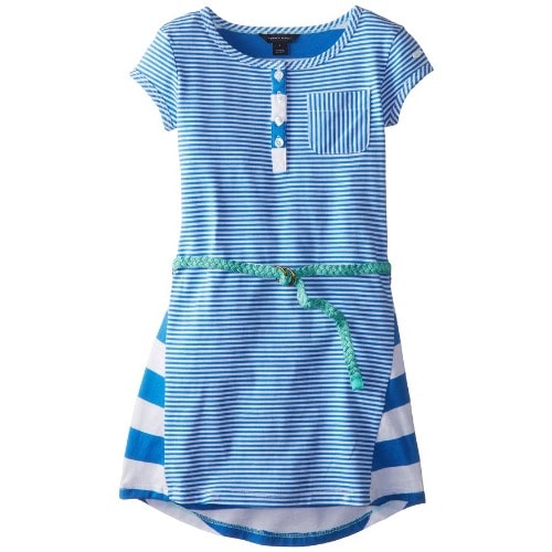 Girls Jersey Twin Stripe Dress
