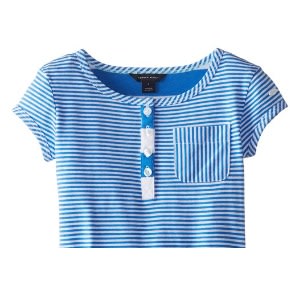 Girls Jersey Twin Stripe Dress