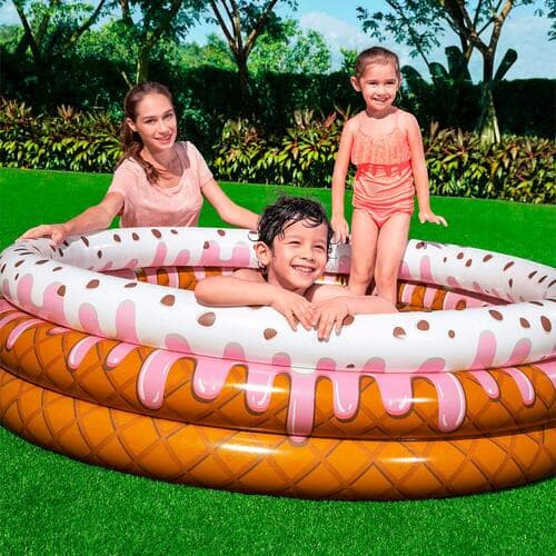 Inflatable Sundae Ice Cream Printed Kiddie Pool