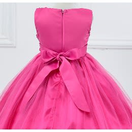 Fuchsia Pink Sequins Dress