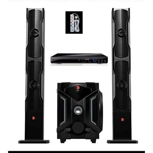 2.1ch Bluetooth Speaker Dj-669 - 45W + Free Lg Dvd + Free Extension