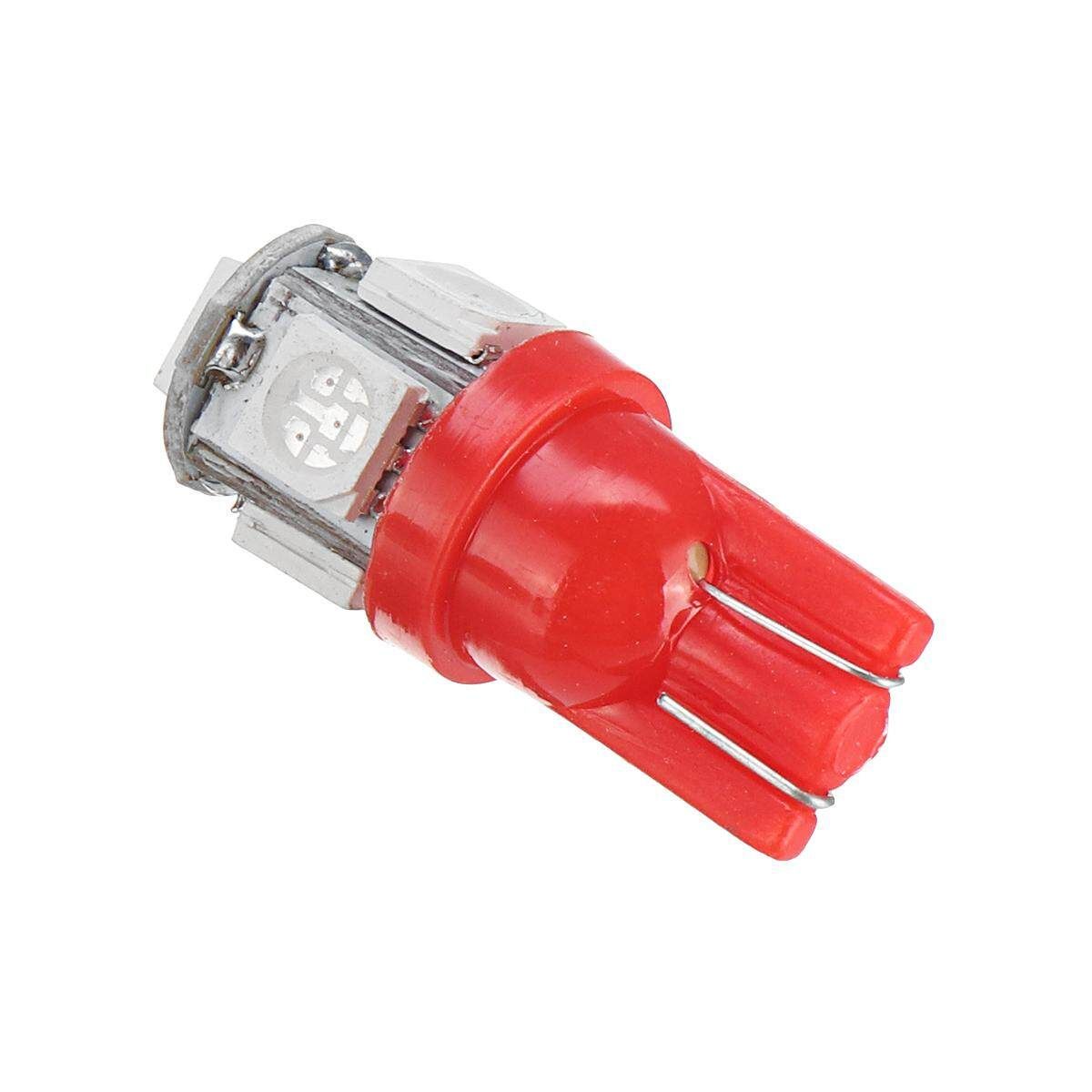 40Pcs T5/T10 5050 SMD Bulbs Dashboard Instrument Panel LED Light Lamp