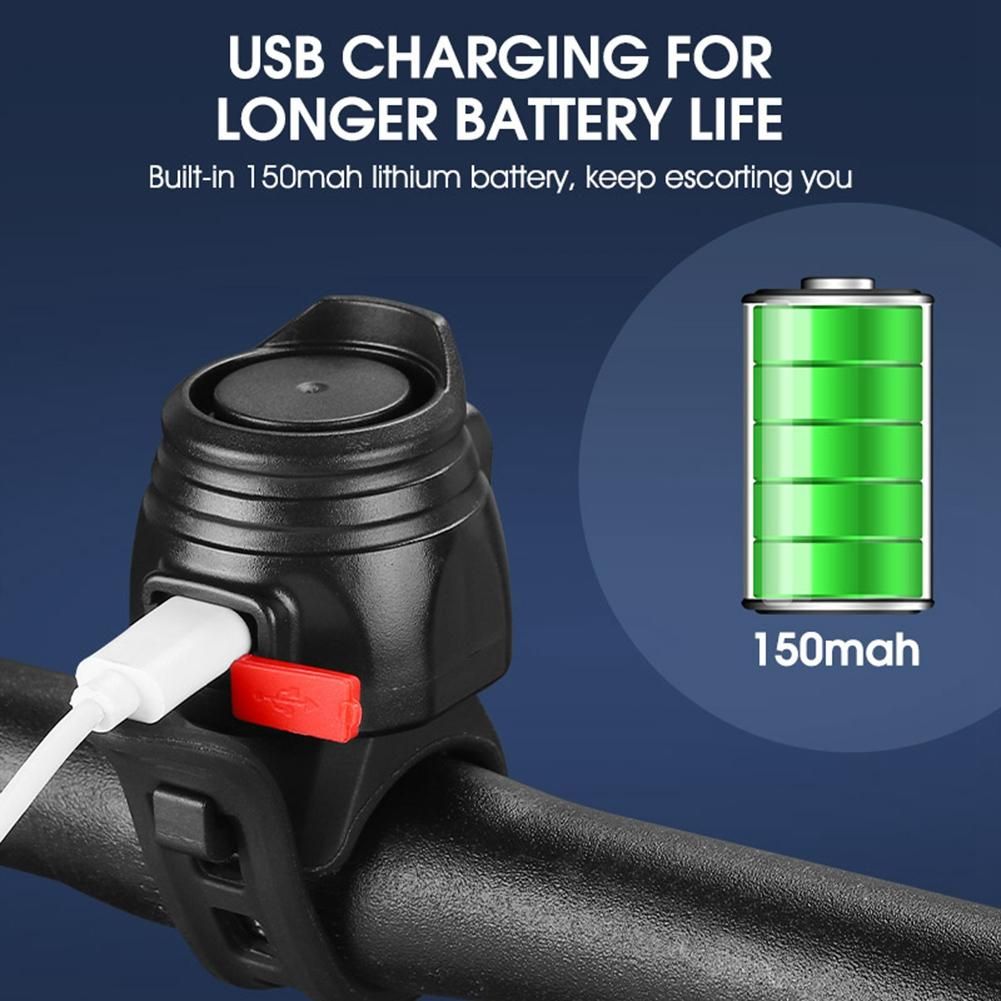 Electric Bike Horn,80DB Electric Cycling Bells wi