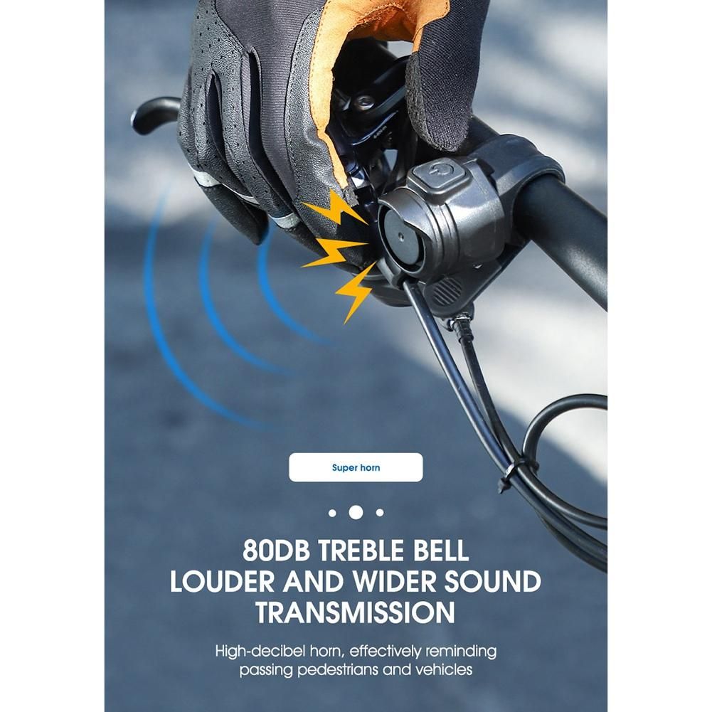 Electric Bike Horn,80DB Electric Cycling Bells wi