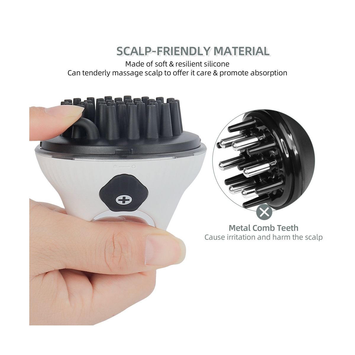 Washable Hair Nutrient Comb Scalp Solutions Applicator