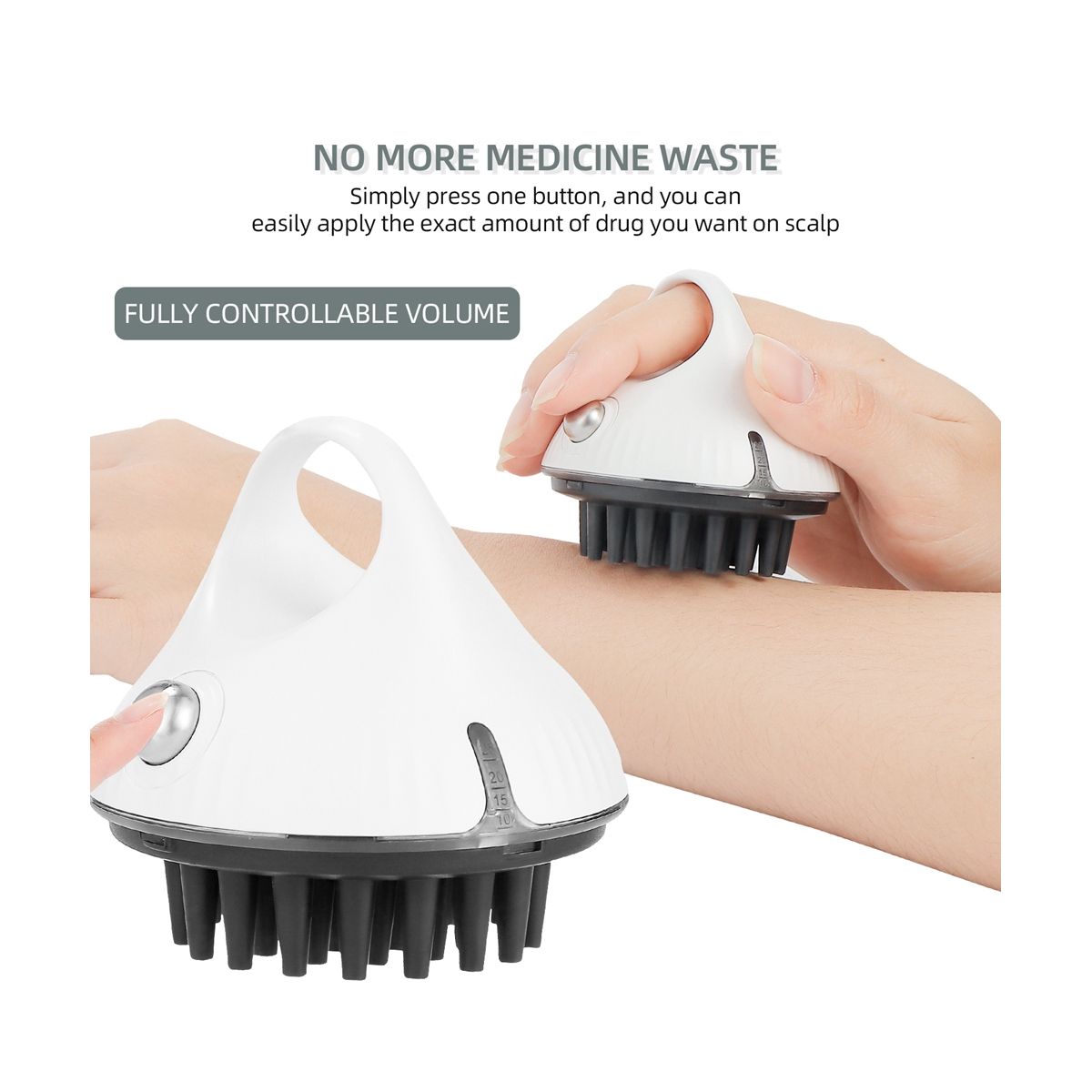 Washable Hair Nutrient Comb Scalp Solutions Applicator