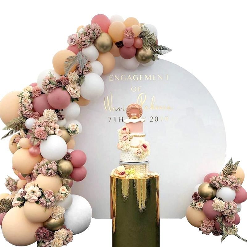 103 Pcs Latex Macaron Balloon Combination Set/Gold Ballons Garland Arch Kit for Birthday/Party/Wedding Decoration