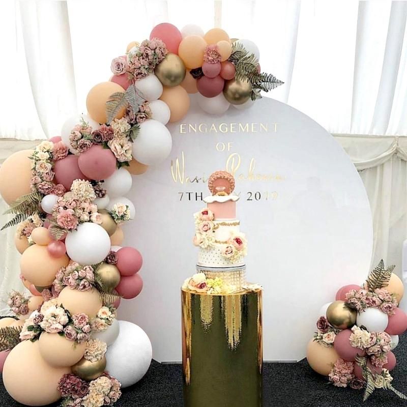 103 Pcs Latex Macaron Balloon Combination Set/Gold Ballons Garland Arch Kit for Birthday/Party/Wedding Decoration