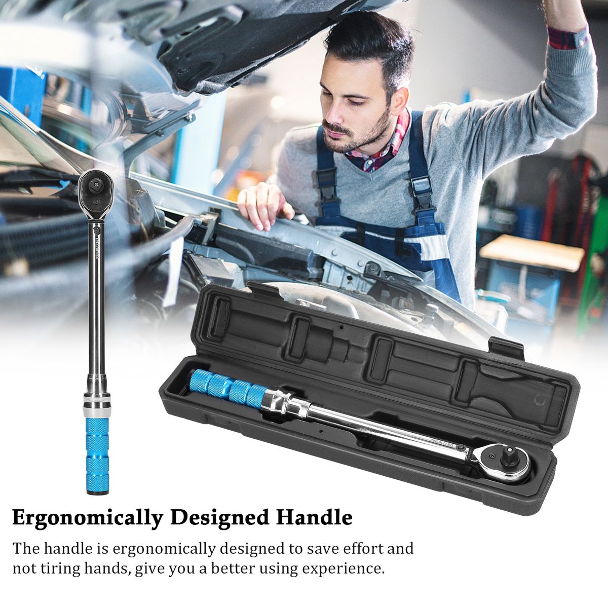 1/2 Inch Drive 20~210Nm Preset Adjustable Auto Repairs