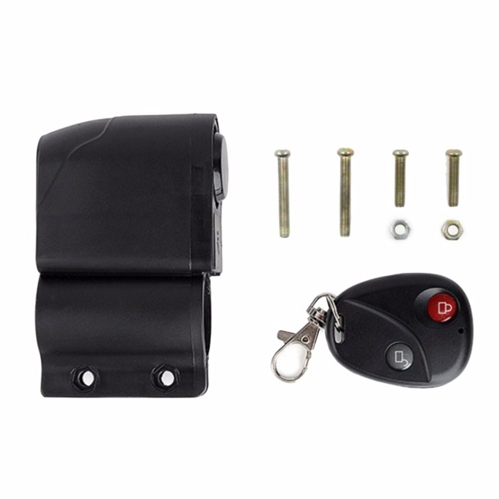 Bicycle Alarm Lock Anti-Theft Lock With Remote Controller