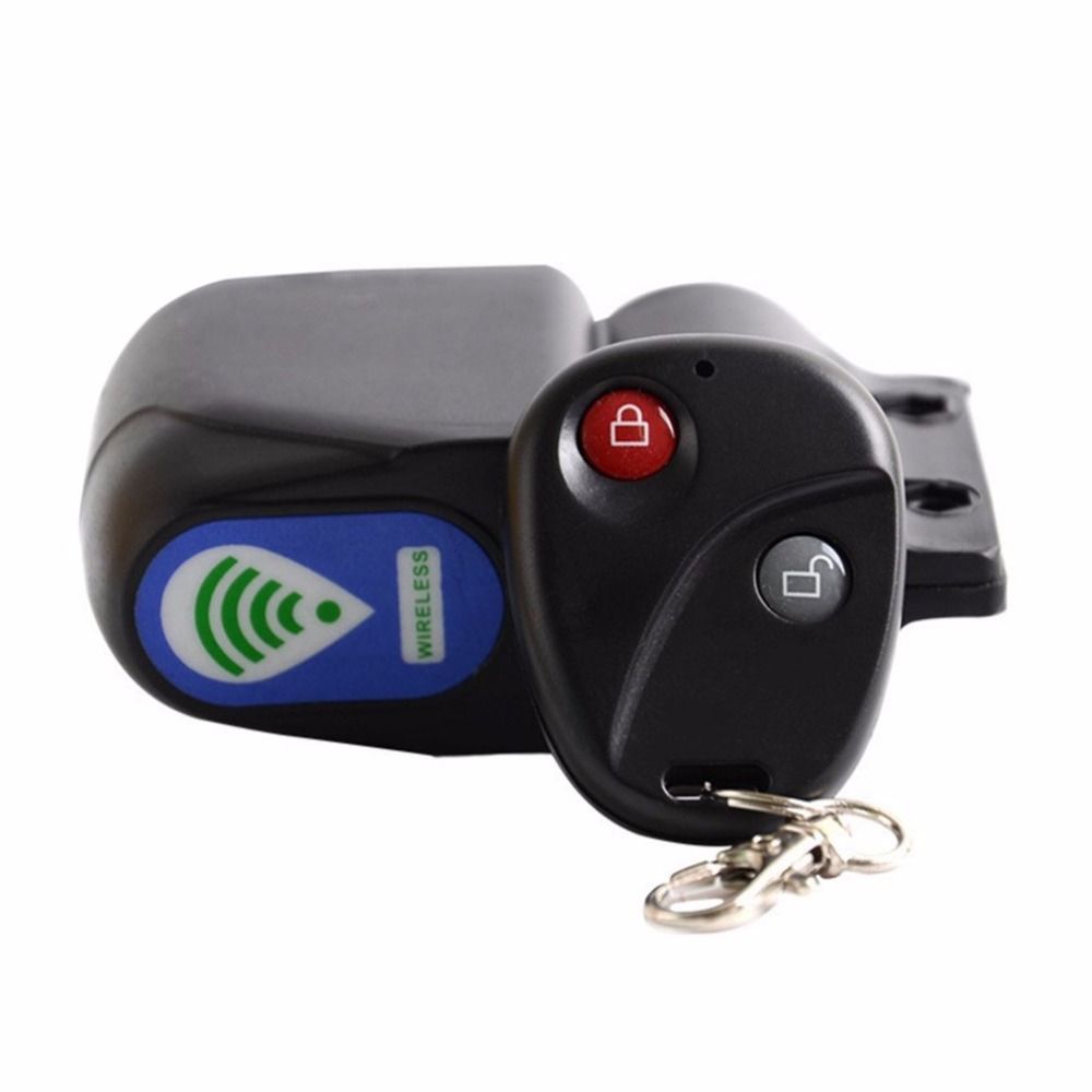 Bicycle Alarm Lock Anti-Theft Lock With Remote Controller