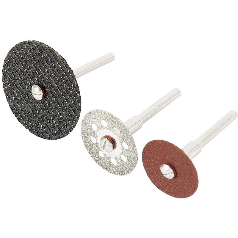 41Pcs Cutting Wheel Set Rotary Cutting Wheels Tool Kit for Dremel Rrotary Tool Accessories for Resin Metal Wood Stone