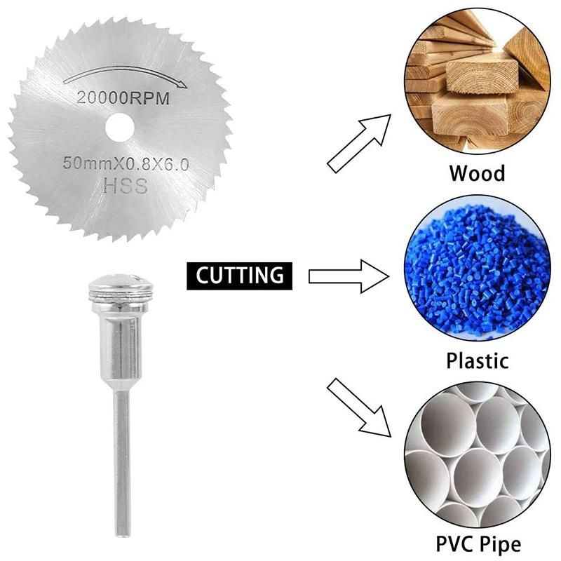 41Pcs Cutting Wheel Set Rotary Cutting Wheels Tool Kit for Dremel Rrotary Tool Accessories for Resin Metal Wood Stone