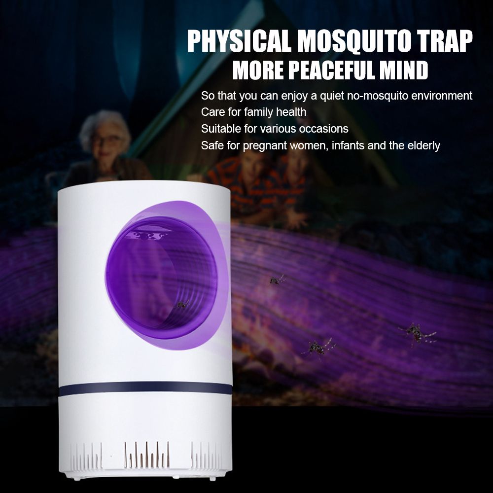 USB Electric Mosquito Killer Lamp Smart Optically Controlled