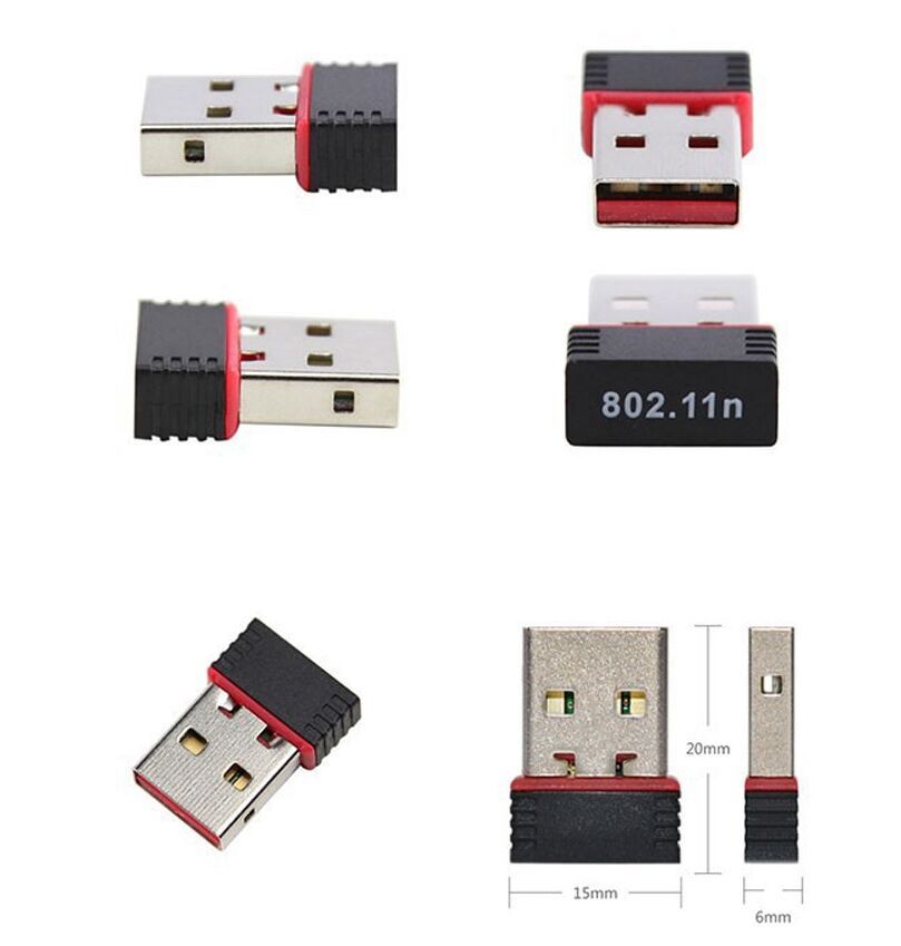 RT8188 Wireless Network Card Mini Antenna Wifi Dongle
