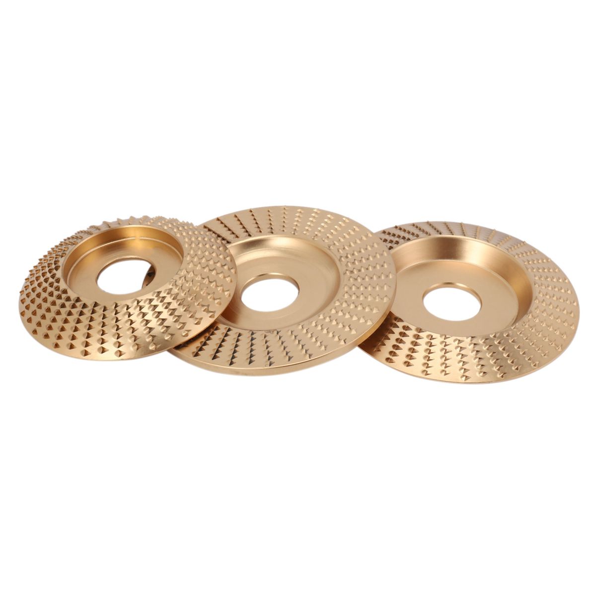 3Pcs Wood Grinding Wheel Rotary Disc Sanding Carving Disc