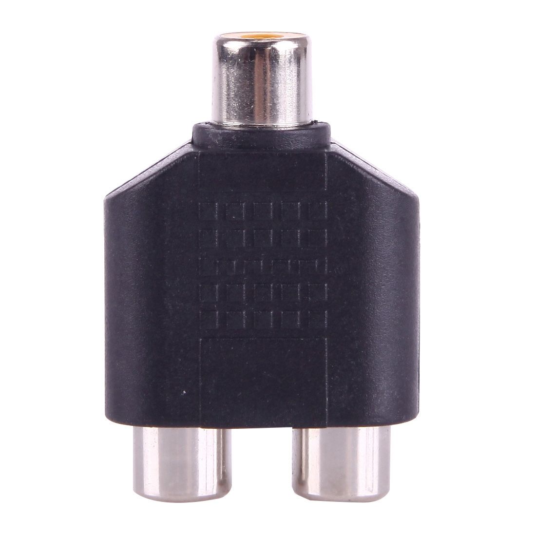 RCA Female To 2 RCA Female Adapter(Black)